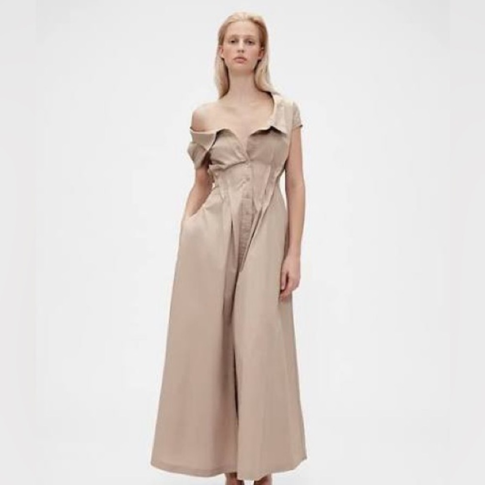 Gap Studio Poplin Maxi Shirtdress NWT 4